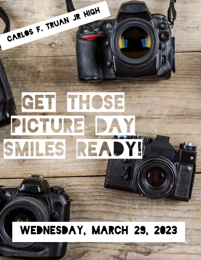 Picture Day  - Rescheduled Friday, 03/31/23
