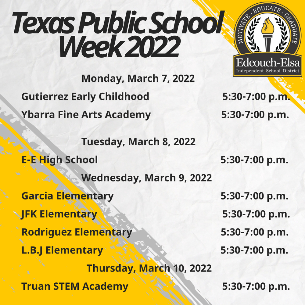 Texas Public School Week 2022